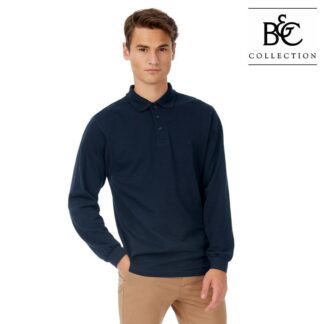 BCPU414 Image1 Langarm Poloshirt für Herren