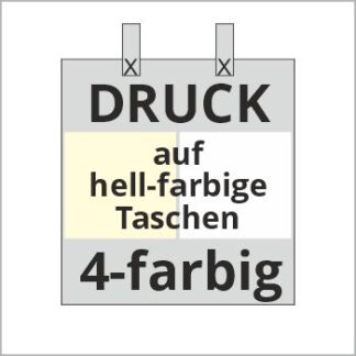 Druck auf Taschen 4-farbig