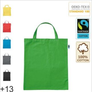 Baumwolltasche Fairtrade mit Firmenlogo