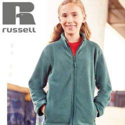 Kinder Fleecejacke Outoor von Russell für Schulkleidung