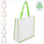 NT3610 Einkaufstasche Kontur Kontrast mit Bodenfalte