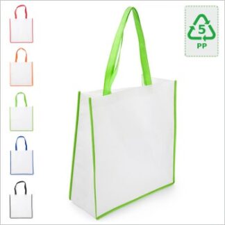 NT3610 Einkaufstasche Kontur Kontrast mit Bodenfalte