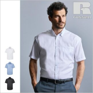 Hemd Ultimate Kurzarm mit Bestickung auf Kragen