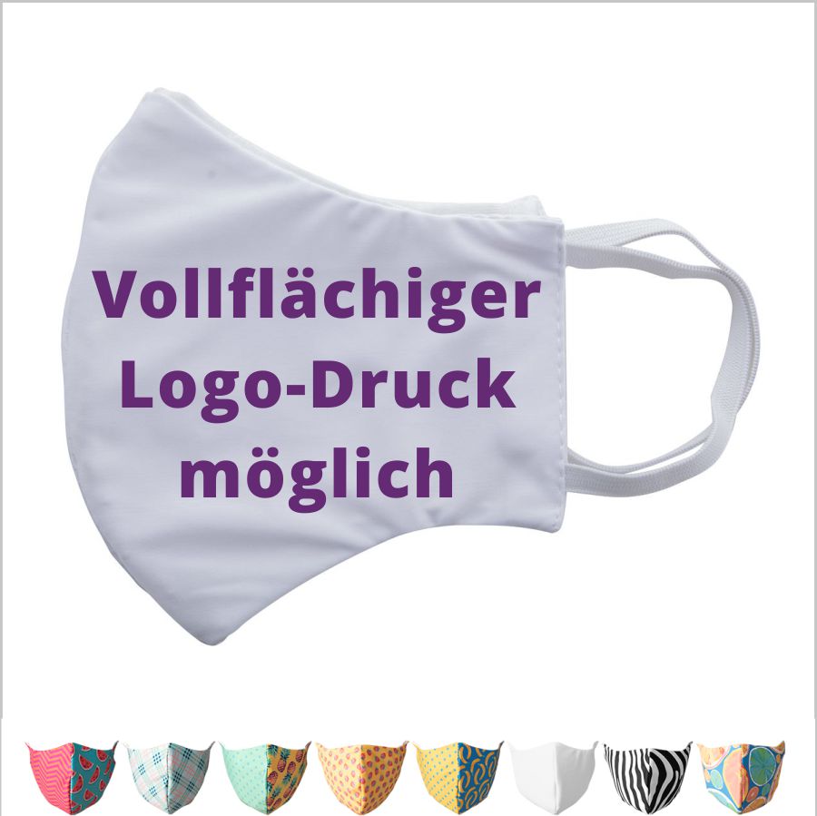 Mundschutz Masken mit Logo bedrucken