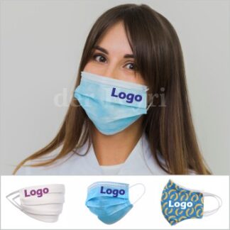 Schutzmasken mit Logo besticken - bedrucken