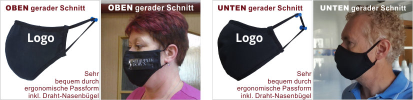 MAZ4 Baumwolle Gesichtschutz Maske Passform